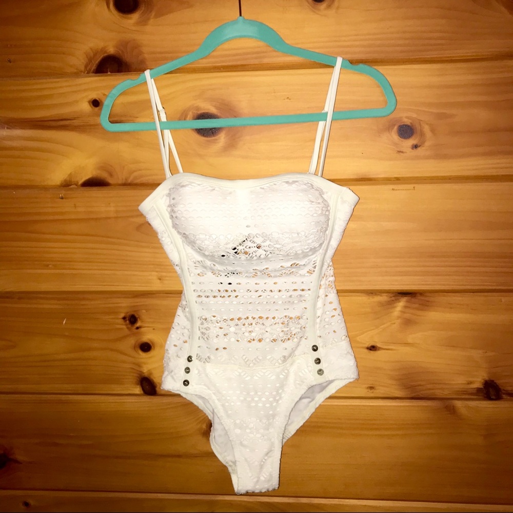✰ White Full Body Push-Up Bathing suit ✰